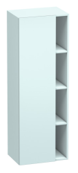 Пенал Duravit DuraStyle, 50x36x140 см, подвесной, (левый), с дверцей, с закрытыми/открытыми полками, цвет: светло-голубой, в ванную комнату