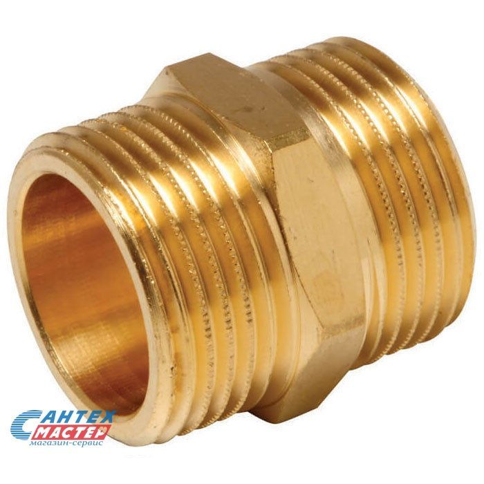 Ниппель латунный Unipump 1", 10377