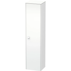 Пенал Duravit Brioso R, 42x36x177 см, подвесной, (правый), с дверцей, с полкой, со стеклянными полками, цвет: белый матовый, в ванную комнату