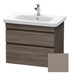 Тумба под раковину для консоли/столешницы Duravit DuraStyle 90х54,8х51,2 см, подвесная, ДСП, цвет: сосна терра/базальт, 2 выдвижных ящика, прямоугольная