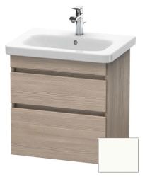 Тумба/шкафчик для консоли/столешницы Duravit DuraStyle под раковину 30х54,8х51,2 см, подвесная, ДСП, цвет: сосна серебристая/белый матовый, 2 выдвижных ящика, прямоугольная