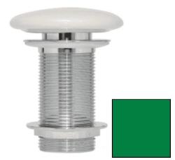 Донный клапан ISVEA, без перелива, клик-клак/clik-clack, цвет: изумрудный матовый, латунь, круглый, для раковины, для раковины/умывальника