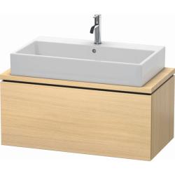 Тумба под раковину для консоли/столешницы Duravit L-Cube 92х47,7х40 см, подвесная, ДСП, цвет: средиземноморский дуб, 1 выдвижной ящик, прямоугольная