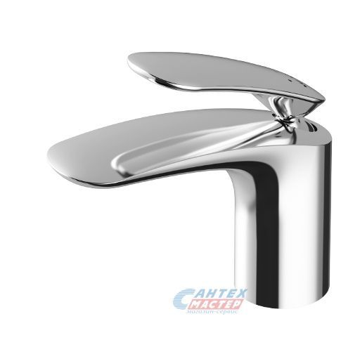 Смеситель для раковины Am.Pm Sensation однорычажный, излив средний, длина 135 мм, керамический, латунь, цвет хром, с донным клапаном