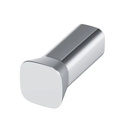 Крючок AM.PM Func одинарный, настенный, сплав металлов, форма округлая, для полотенец в ванную/туалет/душевую кабину, цвет хром