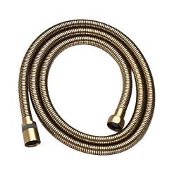 Шланг для душа Raglo R402.15.03, 1/2” и 1/2” для душа/лейки/ванны, в металлической оплетке, без лейки, внутренняя резьба, цвет сатин золотой, для душа/ванной