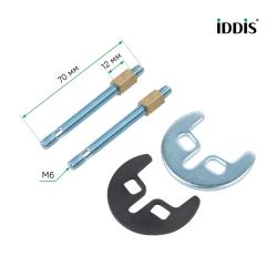 Крепление для смесителя IDDIS Optima Home комплект, 2 шпильки, M6x70 нержавеющая сталь 9842M670SM