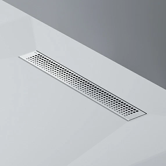 Душевой трап (лоток) AM.PM MasterFlow 500 мм комбинированный затвор со стальной матовой решеткой, цвет стальной матовый, выходная труба 40/50 мм, линейный