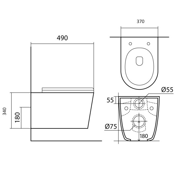 Комплект унитаза с инсталляцией Aquatek Вега (Сет) c сиденьем микролифт, с клавишей смыва (кнопкой, клавишей двойного смыва) хром, комплект крепления