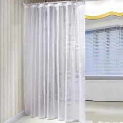 Шторка Splenka S380.1802 для ванной комнаты, полиэстер, 180x180 см, цвет 3D прозрачный, с водоотталкивающим и антибактериальным покрытием