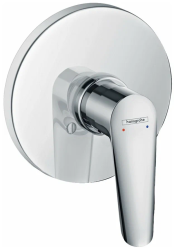 Смеситель для душа Hansgrohe Logis E со скрытой частью, однорычажный, скрытого монтажа, керамический, настенный/встраиваемый, круглый, без излива, без шланга/лейки, латунь, цвет хром Смеситель для душа Hansgrohe Logis E со скрытой частью, однорычажный, скрытого монтажа, керамический, настенный/встраиваемый, круглый, без излива, без шланга/лейки, латунь, цвет хром