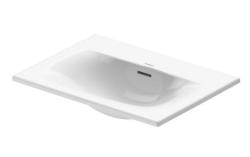 Раковина DURAVIT Viu, 60х45х18,5 см, встраиваемая сверху, прямоугольная, санфарфор, цвет белый, с без отверстия под смеситель, слив/перелив