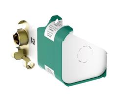 Скрытая часть верхнего душа AXOR ShowerSolutions с держателем, настенный/вертикальный монтаж, скрытая монтажная часть, для верхнего душа, металл/пластик, встраиваемая/встроенная, для душа/ванной