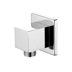 Шланговое подключение Lemark, цвет хром, без держателя душевой лейки, резьбовое соединение, настенное, для душа/ванной