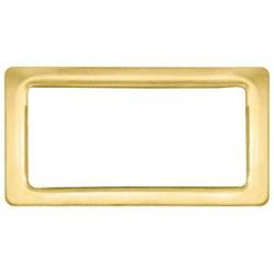 Декоративная рамка ALVEUS для перелива GOLD, 5х2 см, прямоугольная, нержавеющая сталь, цвет золото
