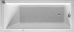 Ванна Duravit Starck 160х70 см гидромассажная, встраиваемая/пристенная, акриловая, цвет: белый, с ножками/сливом-переливом, без фронтальной панели, прямоугольная, с системой гидромассажа Jet-System, с одним наклоном для спины