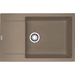 Мойка кухонная Franke MARIS 611-78\49, 78х50 см, врезная, искусственный гранит (Fragranite+), прямоугольная, цвет миндаль, без отверстия под смеситель, с крылом, оборачиваемая