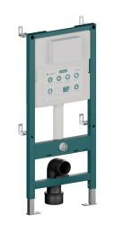 Инсталляция Knotlor Reflection без клавиши (конпки) смыва, система для подвесного унитаза, со скрытым смывным бачком (бак), комплект, размеры рамы (каркас) 500х1325х120 мм, скрытая