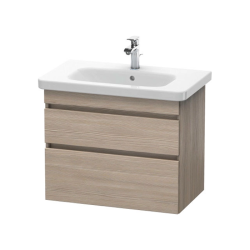 Тумба/шкафчик для консоли/столешницы Duravit DuraStyle под раковину 80х54,8х51,2 см, подвесная, ДСП, цвет: сосна серебристая, 2 выдвижных ящика, прямоугольная