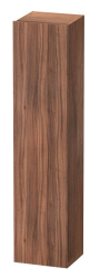 Пенал Duravit DuraStyle, 40x36x180 см, подвесной, (правый), с дверцей, с полкой, со стеклянными полками, цвет: орех матовый, в ванную комнату