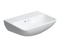 Раковина DURAVIT ME by Starck, 45х32х15,5 см, подвесная, прямоугольная, санфарфор, цвет белый, без отверстия под смеситель, слив/перелив