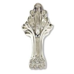 Ножки к ванне Эстет Венеция/Марсель, каменные, цвет хром, фигурные, комплект (4 шт.) правый/левый правосторонний/левосторонний, универсальные для ванны