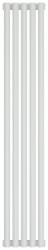 Радиатор отопления Сунержа Эстет-11 1200х225 5 секций, цвет белый, универсальное подключение, нержавеющая сталь, трубчатый