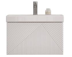 Тумба под раковину Velvex Edge 600-0-1, 596х393х343 мм подвесная, цвет белый глянец, 1 выдвижной ящик, подходит раковина 9696-60, универсальная, в ванную комнату