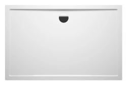 Душевой поддон Riho Davos, 130х90 см, прямоугольный, пристенный, акриловый, низкий, цвет: белый, с антискользящим покрытием, с бортиком
