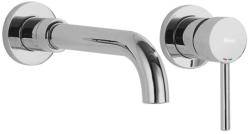 Смеситель для раковины/умывальника REA LUNGO однорычажный, настенный, скрытый монтаж, поворотный, длина излива 200 мм, латунь, цвет хром