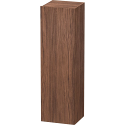 Пенал Duravit DuraStyle, 40x36x140 см, подвесной, (правый), с дверцей, с полкой, со стеклянными полками, цвет: орех темный/базальт, в ванную комнату