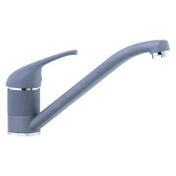 Смеситель для кухни/мойки TopZero, цвет Titan, однорычажный, с высоким/низким изливом, высота излива 157 см, из латуни/гранита