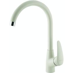 Смеситель для кухни/мойки Lemark LINARA, однорычажный, поворотный, керамический картридж, высокий излив, длина излива 226 мм, латунь, цвет жасмин