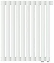 Радиатор отопления Сунержа Эстет-00 EU50 500х450 10 секций, цвет матовый белый, нижнее подключение, нержавеющая сталь, трубчатый