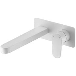 Смеситель для раковины/умывальника Boheme Spectre, встраиваемый, однорычажный, неповоротный, керамический, длина излива 210 мм, латунь, цвет белый матовый