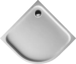 Душевой поддон Duravit D-Code Antislip 90х90х8,5 см, акриловый, белый, антискольжение, (без установочного комплекта, без экрана, без слива), четверть круга/полукруглый/угловой