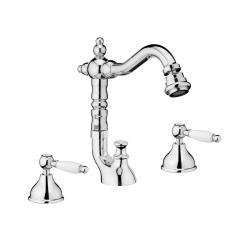 Смеситель для биде Webert Dorian, для унитаза/биде, двухвентильный, поворотный, длина 170 мм, латунь, цвет хром