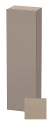 Пенал Duravit DuraStyle, 40x24x140 см, подвесной, (правый), с дверцей, с полкой, со стеклянными полками, цвет: лен/базальт, в ванную комнату