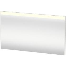 Зеркало Duravit Brioso, 122х70х4,5 см с LED/ЛЕД-подсветкой, прямоугольное, подвесное/настенное, цвет рамы: белый глянец, сенсорный выключатель, диммер, для ванной