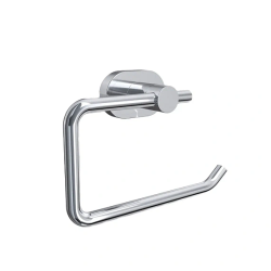 Держатель для туалетной бумаги AM.PM Sense L, без крышки, хром, настенный, сплав металлов, форма округлая, для туалета/ванной, бумагодержатель