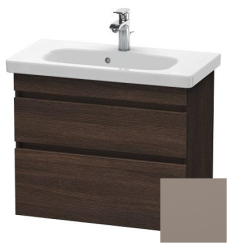 Тумба под раковину для консоли/столешницы Duravit DuraStyle 90х47,8х51,2 см, подвесная, ДСП, цвет: каштан темный/базальт, 2 выдвижных ящика, прямоугольная