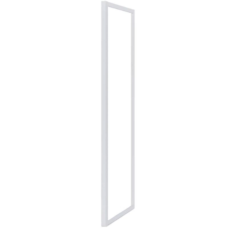 Шторка для ванны BAS "700 мм" боковая часть 70х145 см, прозрачное стекло, профиль белый, правая/левая, плоская боковая часть (панель)