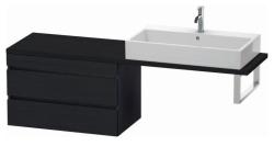 Тумба/шкафчик для консоли/столешницы Duravit DuraStyle под раковину 80х47,8х51,2 см, подвесная, ДСП, цвет: дуб черный, 2 выдвижных ящика, прямоугольная