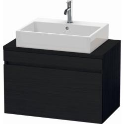 Тумба под раковину для консоли/столешницы Duravit DuraStyle 80х54,8х51,2 см, подвесная, ДСП, цвет: дуб черный, 1 выдвижной ящик, прямоугольная
