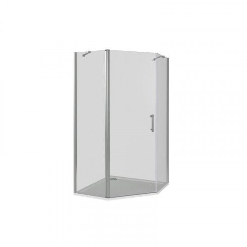 Душевое ограждение BAS Good Door Mokka PNT-90-C-WE  900х900х1850 прозрачное стекло