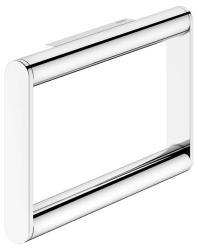 Полотенцедержатель-кольцо Keuco Plan одинарный, 226 мм настенный, латунный, для полотенец, в ванную, цвет хром