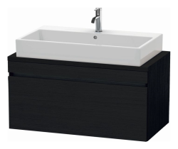 Тумба/шкафчик для консоли/столешницы Duravit DuraStyle под раковину 70х54,8х51,2 см, подвесная, ДСП, цвет: дуб черный, 1 выдвижной ящик, прямоугольная