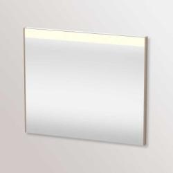 Зеркало Duravit Brioso, 82х70х4,5 см с LED/ЛЕД-подсветкой, прямоугольное, подвесное/настенное, цвет рамы: лен, сенсорный выключатель, диммер, для ванной
