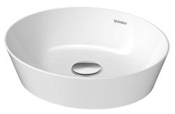 Раковина DURAVIT ME by Starck WonderGliss 83х49х18 см, подвесная, прямоугольная, санфарфор, с крылом, чаша слева, цвет  белый шелковисто-матовый, 1 отверстие под смеситель, антигрязевое покрытие, слив/перелив, левая