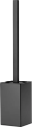 Ершик напольный Deante Mokko, форма квадратная, металл, ерш/щетка для туалета/унитаза, туалетный, цвет черный
